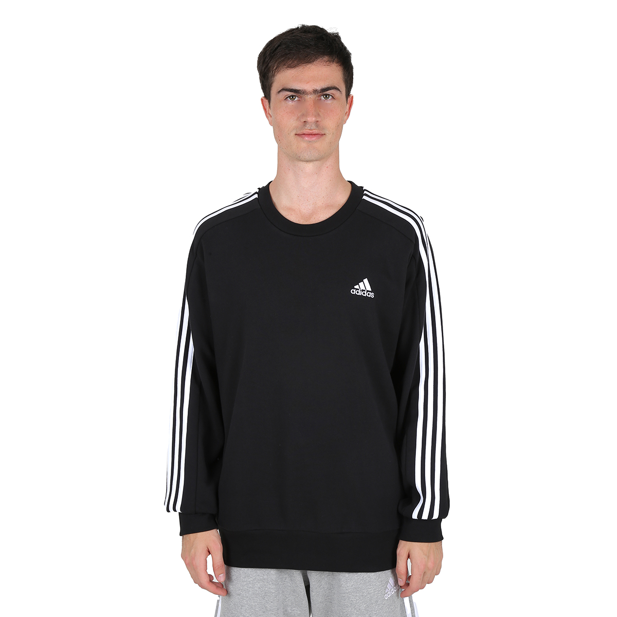Buzo adidas Essentials 3 Stripes Hombre,  image number null