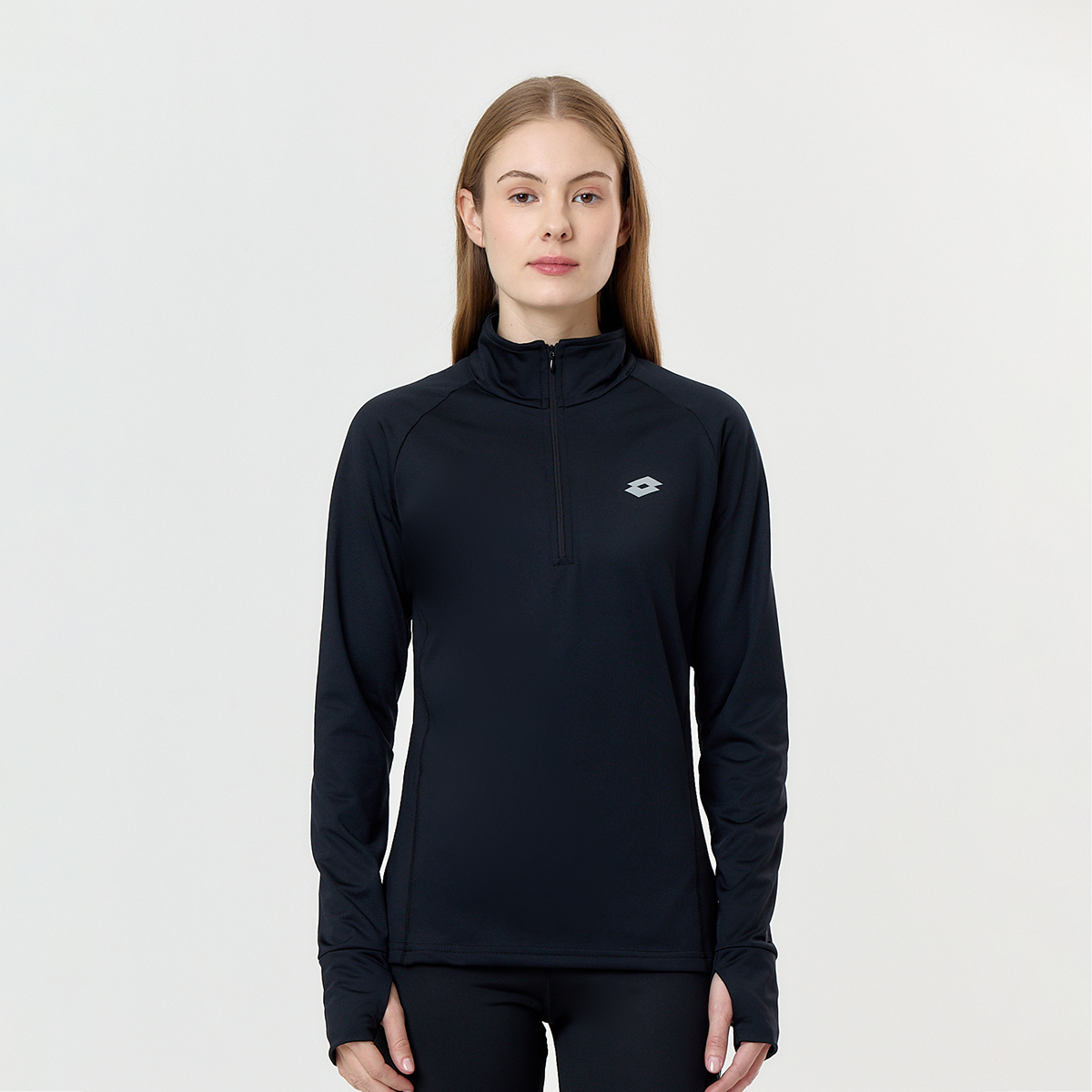 Buzo Entrenamiento Lotto Half Zipper X-fit Mujer,  image number null