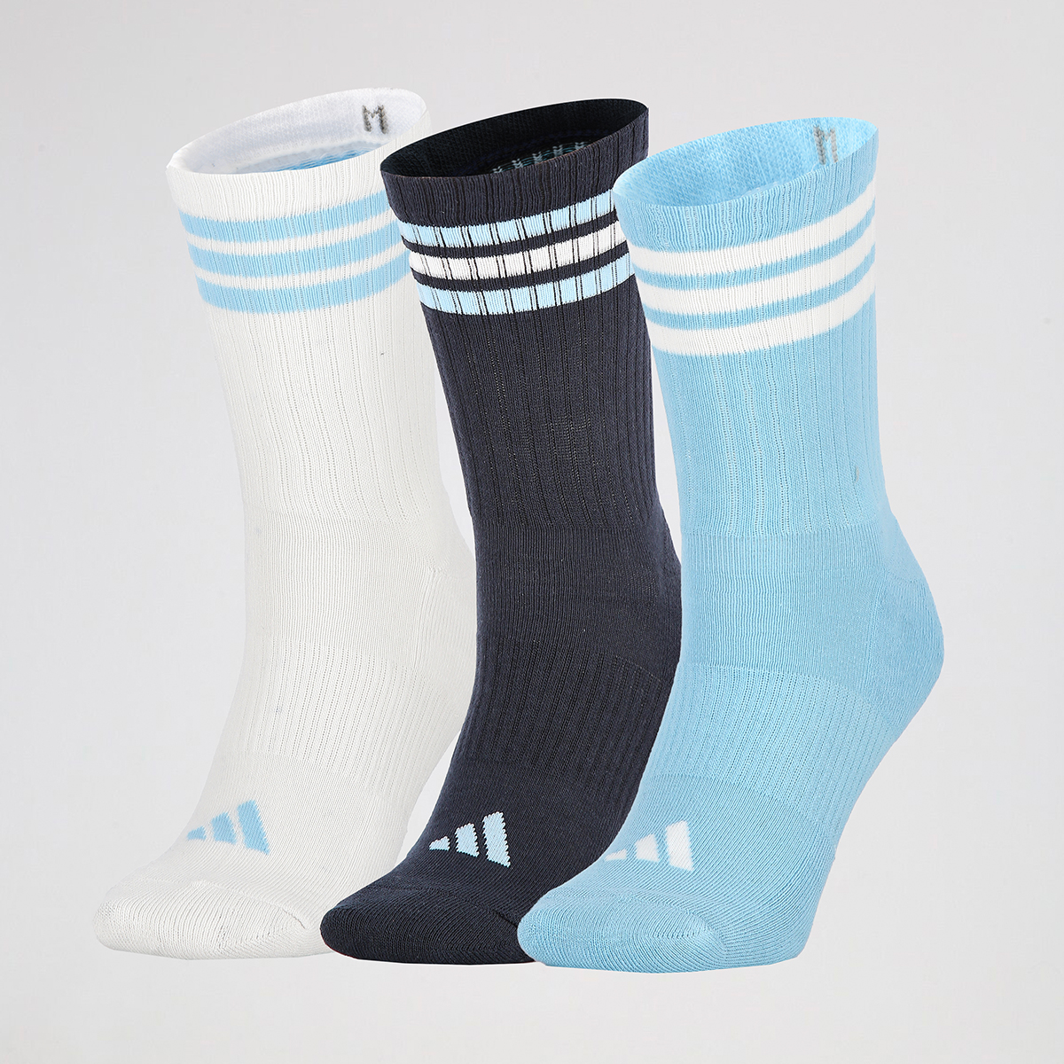 Pack De Medias adidas Stripes Cushioned Crew X3,  image number null