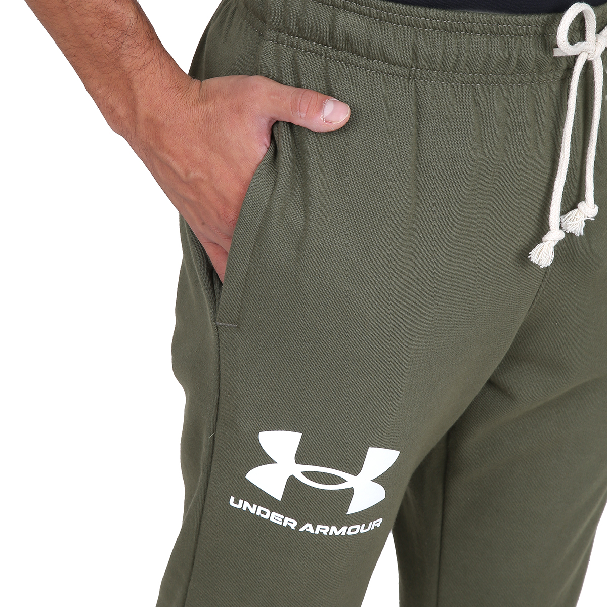 Pantalón Entrenamiento Under Armour Rival Terry Hombre,  image number null