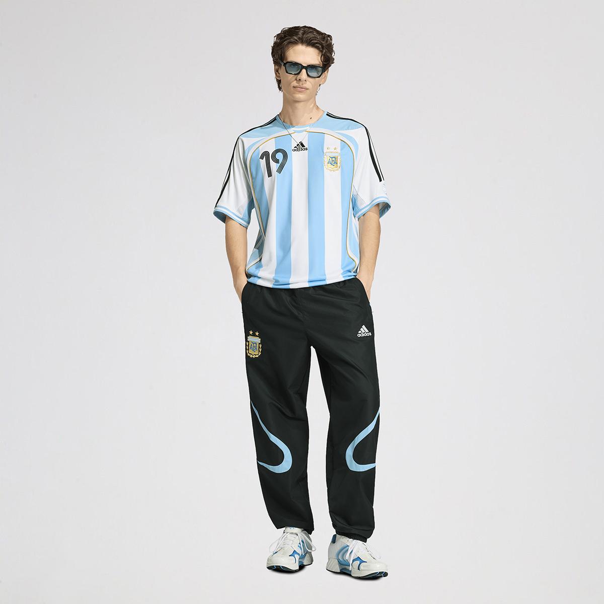 Camiseta Argentina adidas Titular 2006 Messi Hombre,  image number null