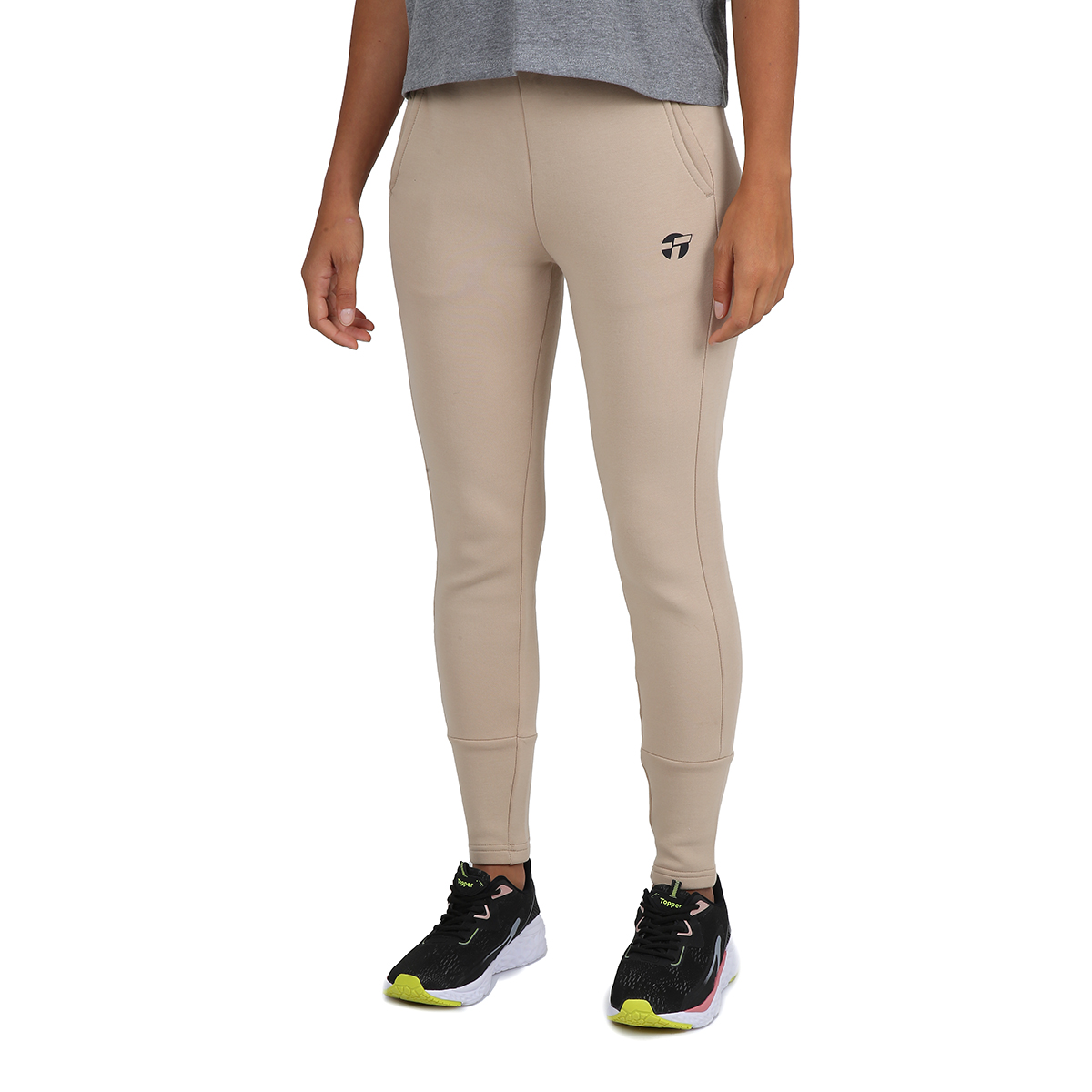 Pantalón Entrenamiento Topper Tech Fleece Mujer,  image number null