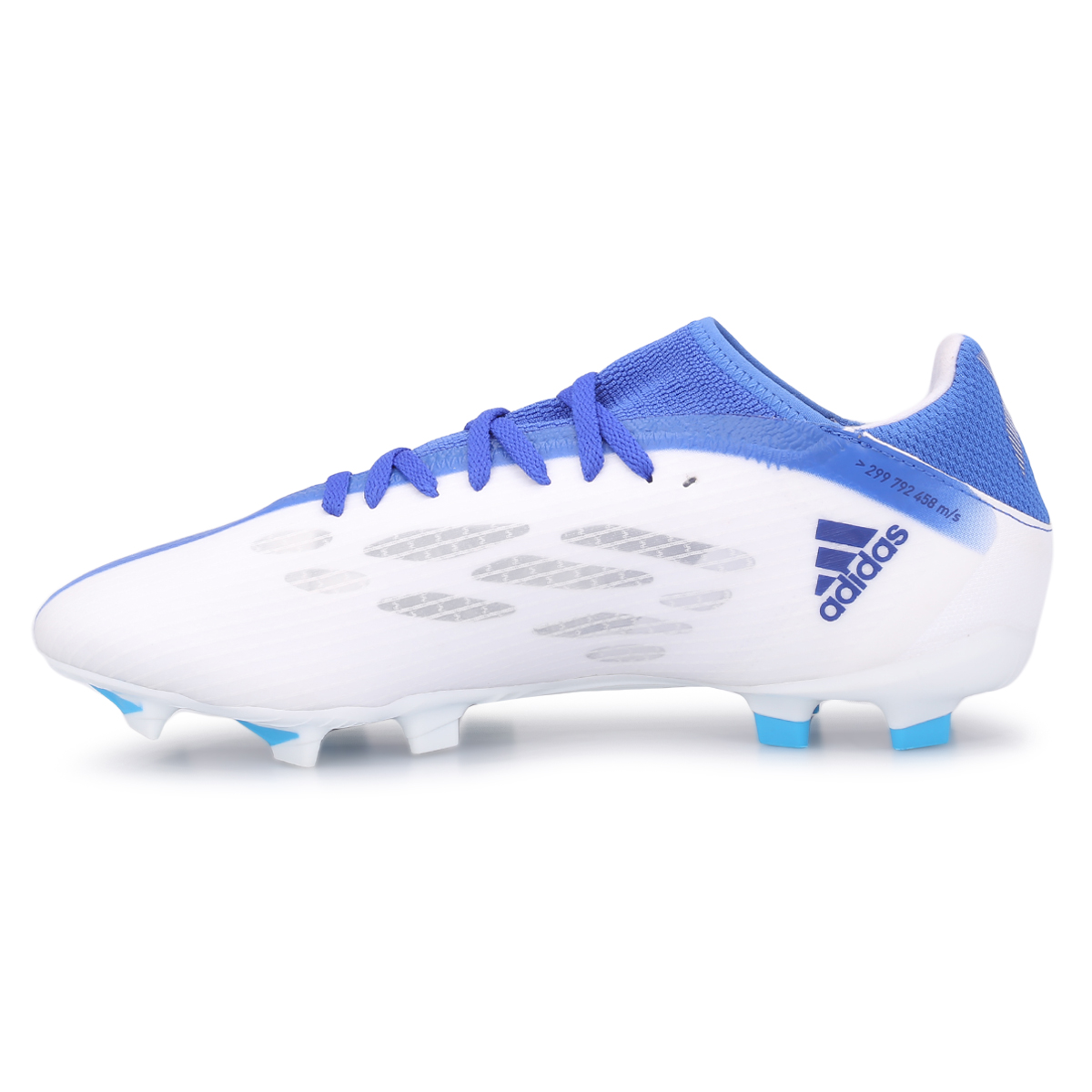 Botines adidas blancos y azules shop