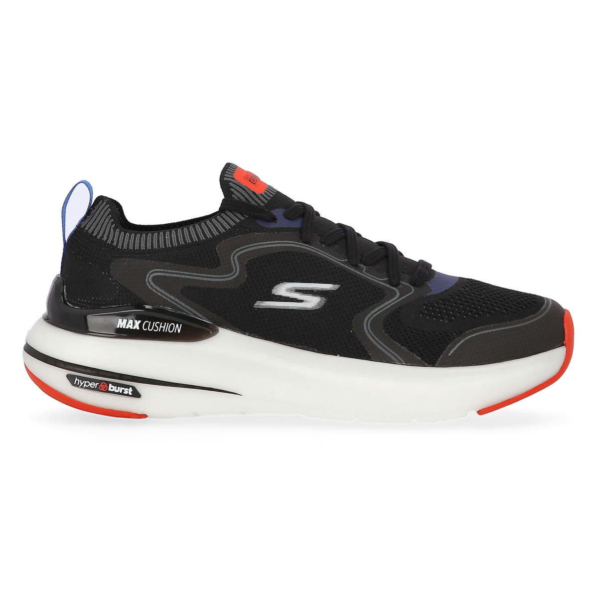 Skechers burst hombre rojas on sale
