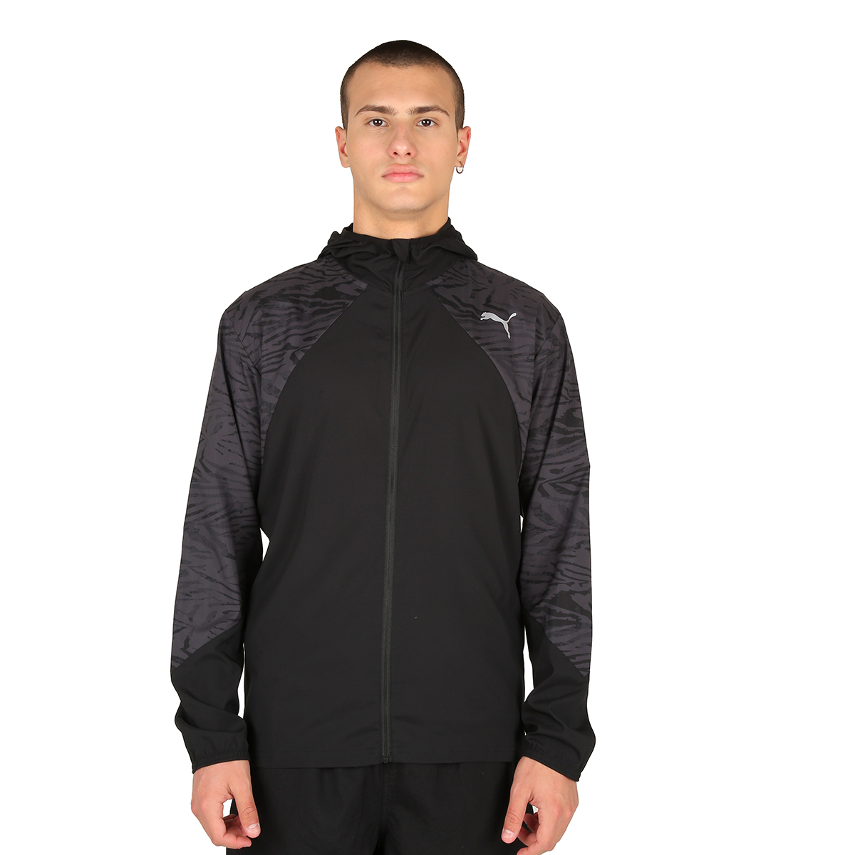 Campera Puma Run Graphic,  image number null