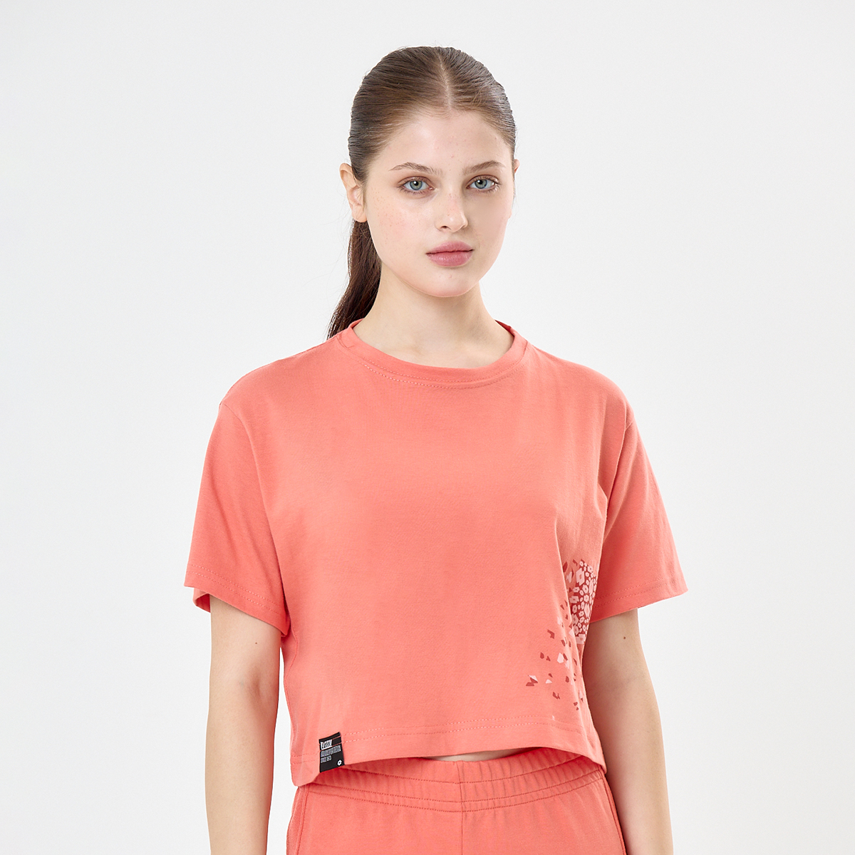 Remera Lotto Rome Lomat Crop Mujer,  image number null