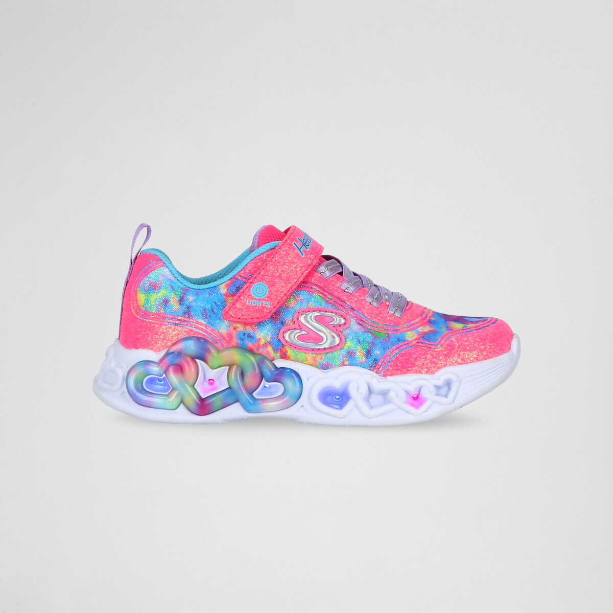 Zapatillas Skechers Infinite Heart Lights Infantil,  image number null