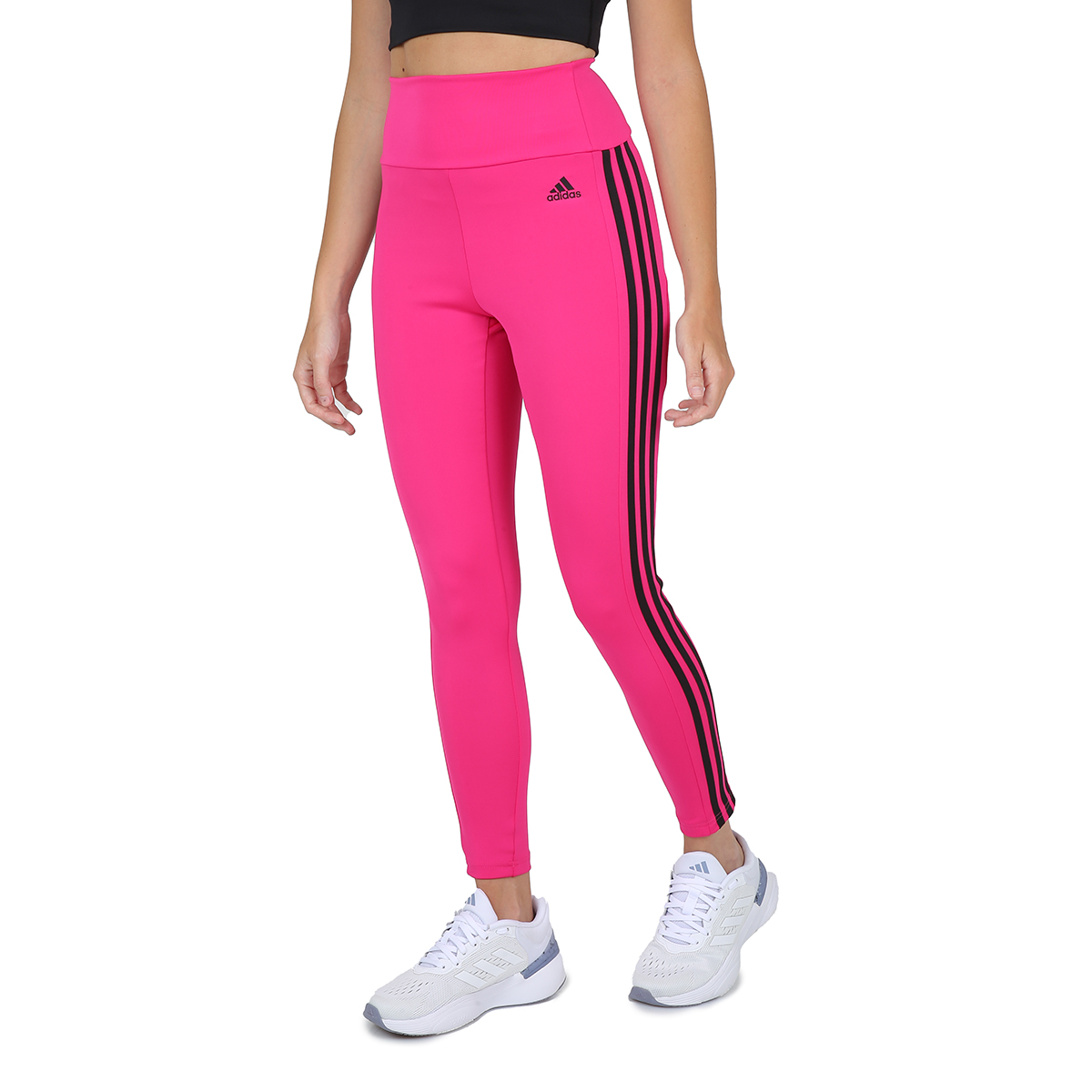 Calza Entrenamiento adidas Designed To Move 3 Tiras 7/8 Mujer,  image number null
