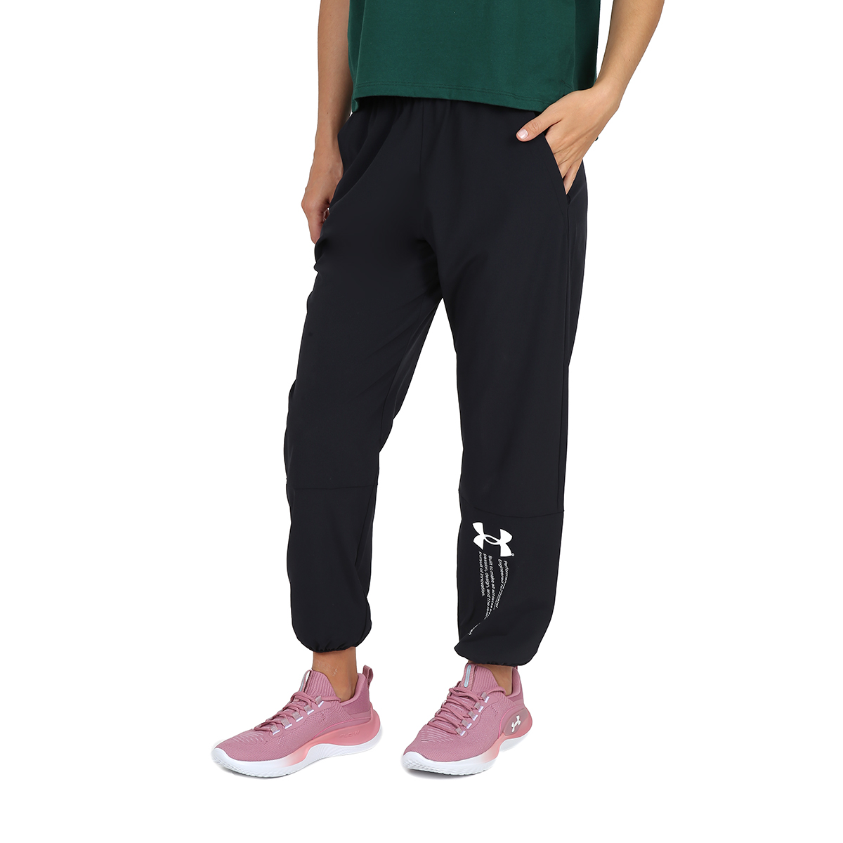 Pantalón Entrenamiento Under Armour Woven Graphic Mujer,  image number null