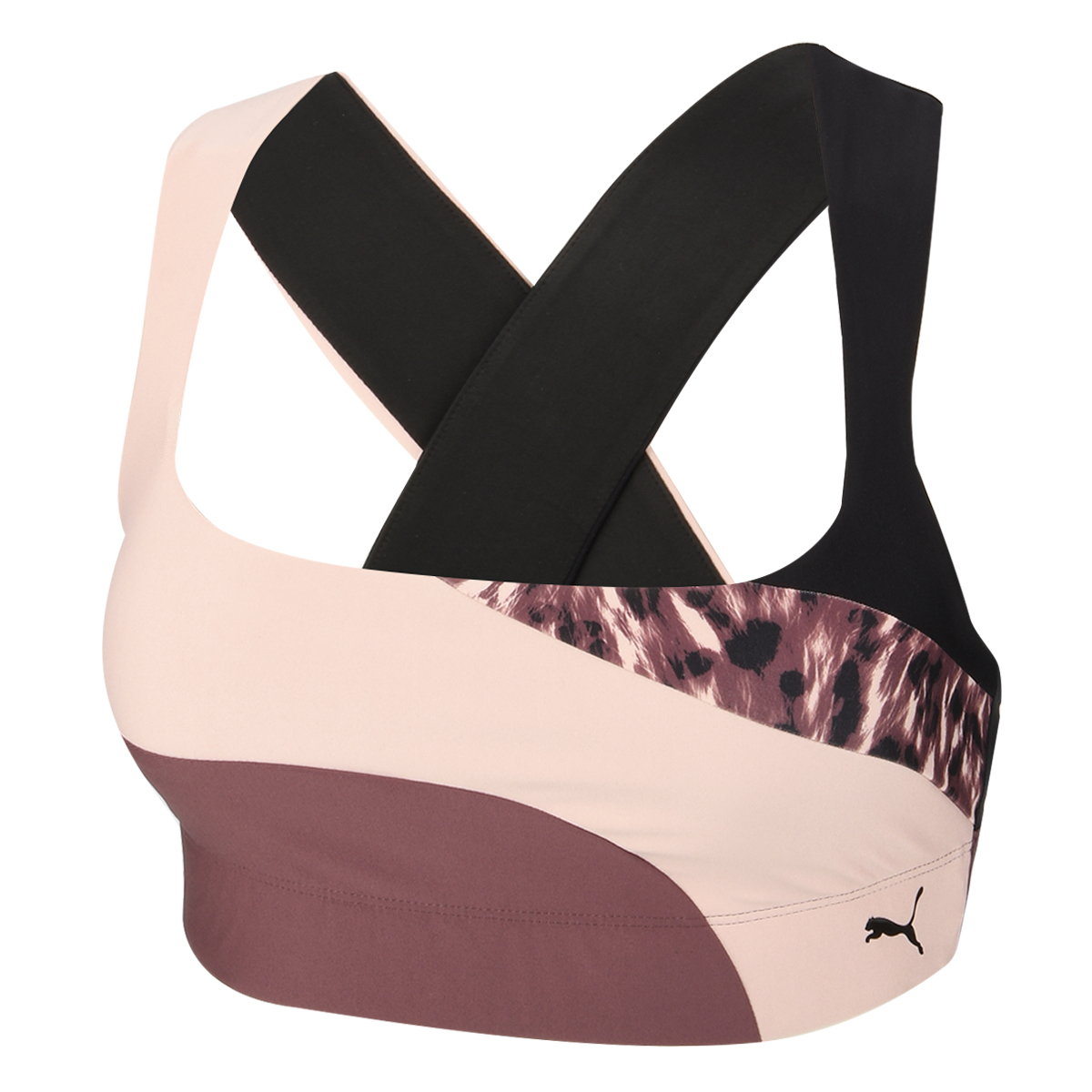 Top Entrenamiento Puma Mid Impact Safari Glam Mujer,  image number null