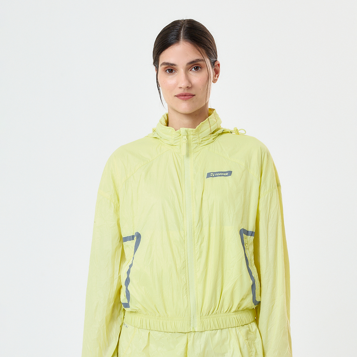 Campera Running Topper Campera Crinkled Mujer,  image number null
