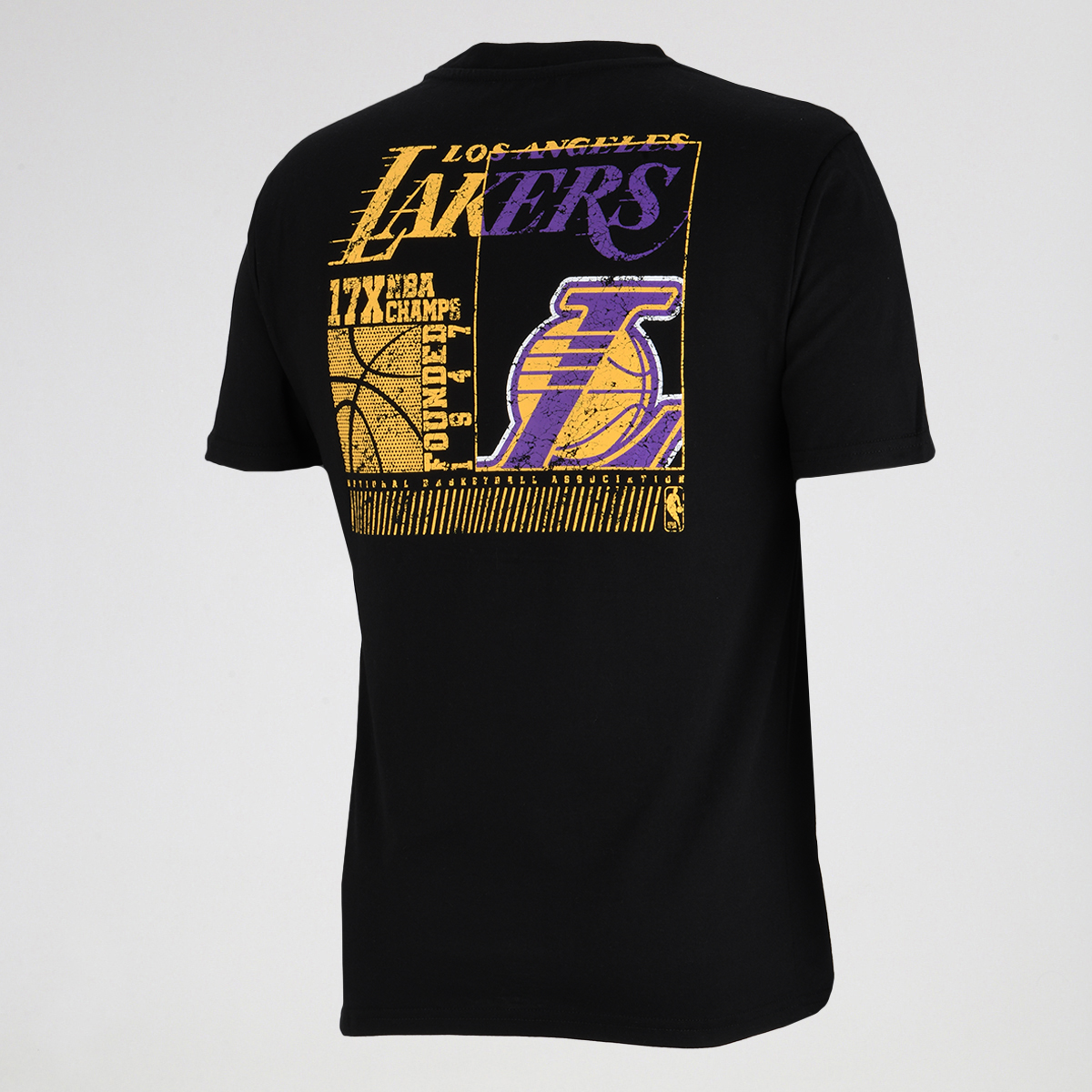 Remera NBA Crowns Regular Crew Los Angeles Lakers,  image number null