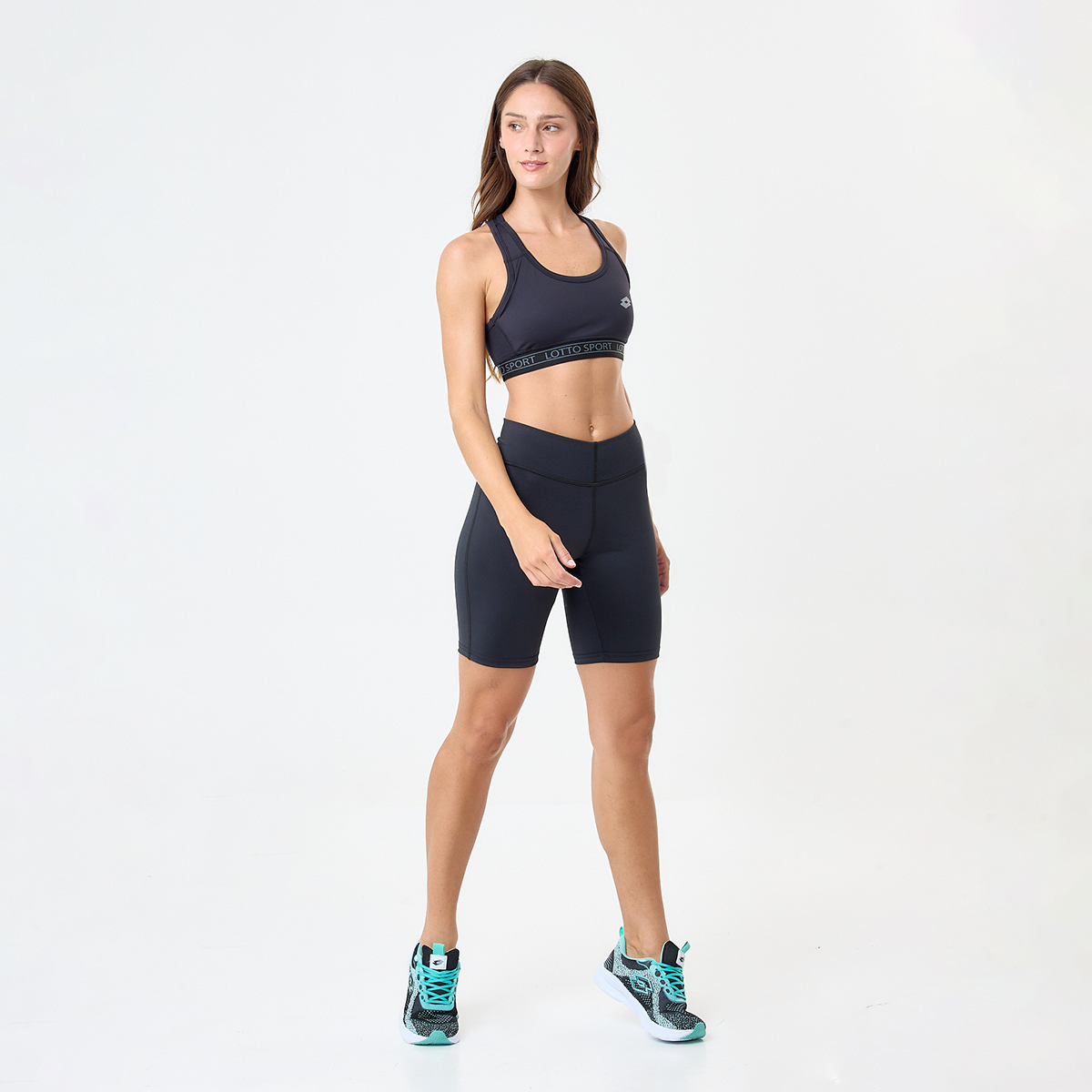 Calza Running Lotto Speedevo Block Mujer,  image number null