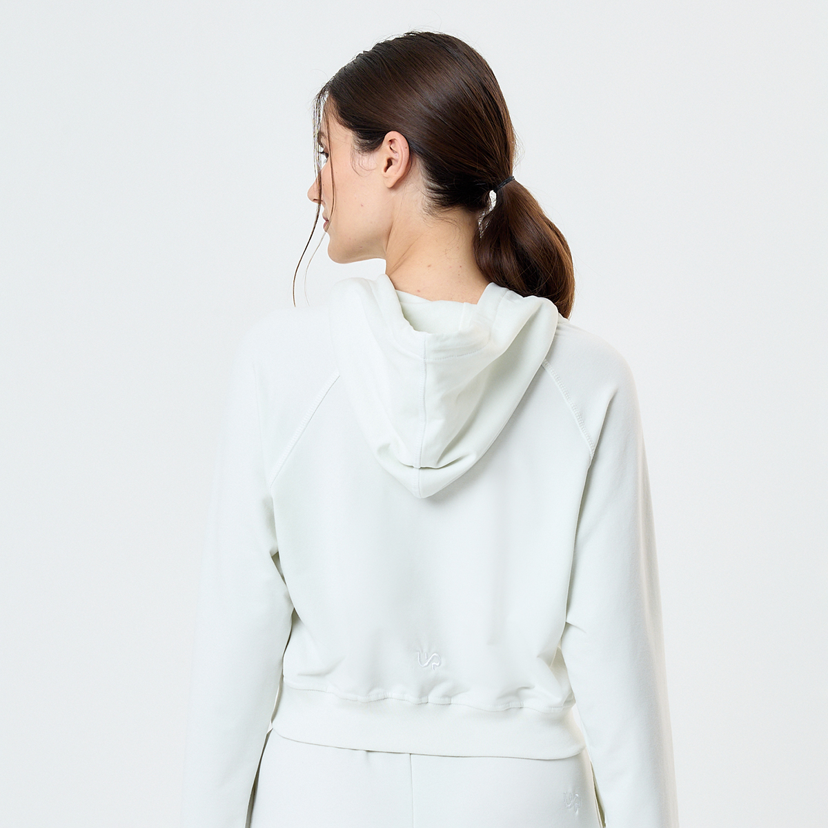 Buzo  Loop Up Lounge Soft Mujer- Comfort Blend- Crop/ Con Cierre,  image number null