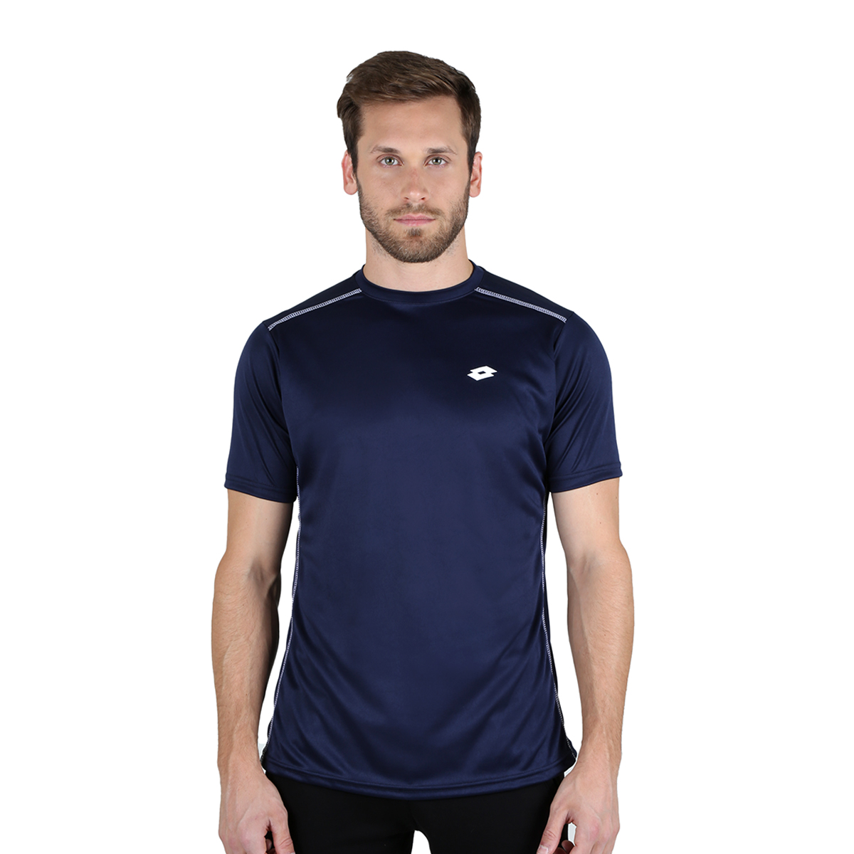 Camiseta Unisex Para Niños Lotto - Algodón, Corte Normal, Logo Impreso - Básica Y Cómoda