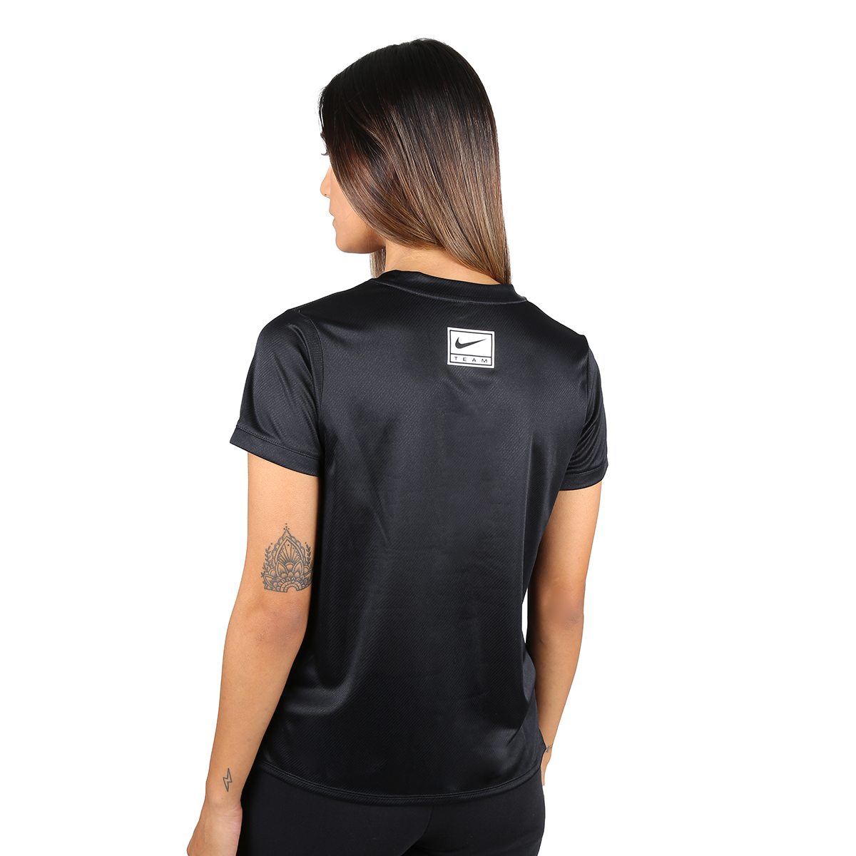 Remera Running Nike Dri Fit Swoosh Mujer