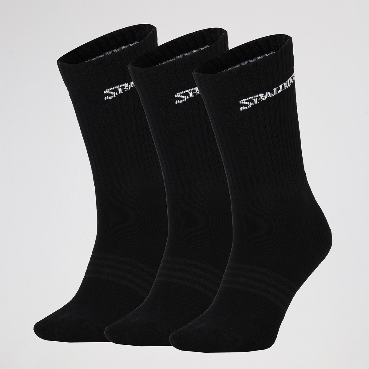 Pack de Medias ca&ntilde;a media Spalding Crew X3,  image number null