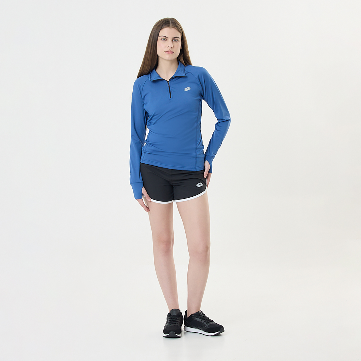 Buzo Entrenamiento Lotto Half Zipper X-fit Mujer,  image number null
