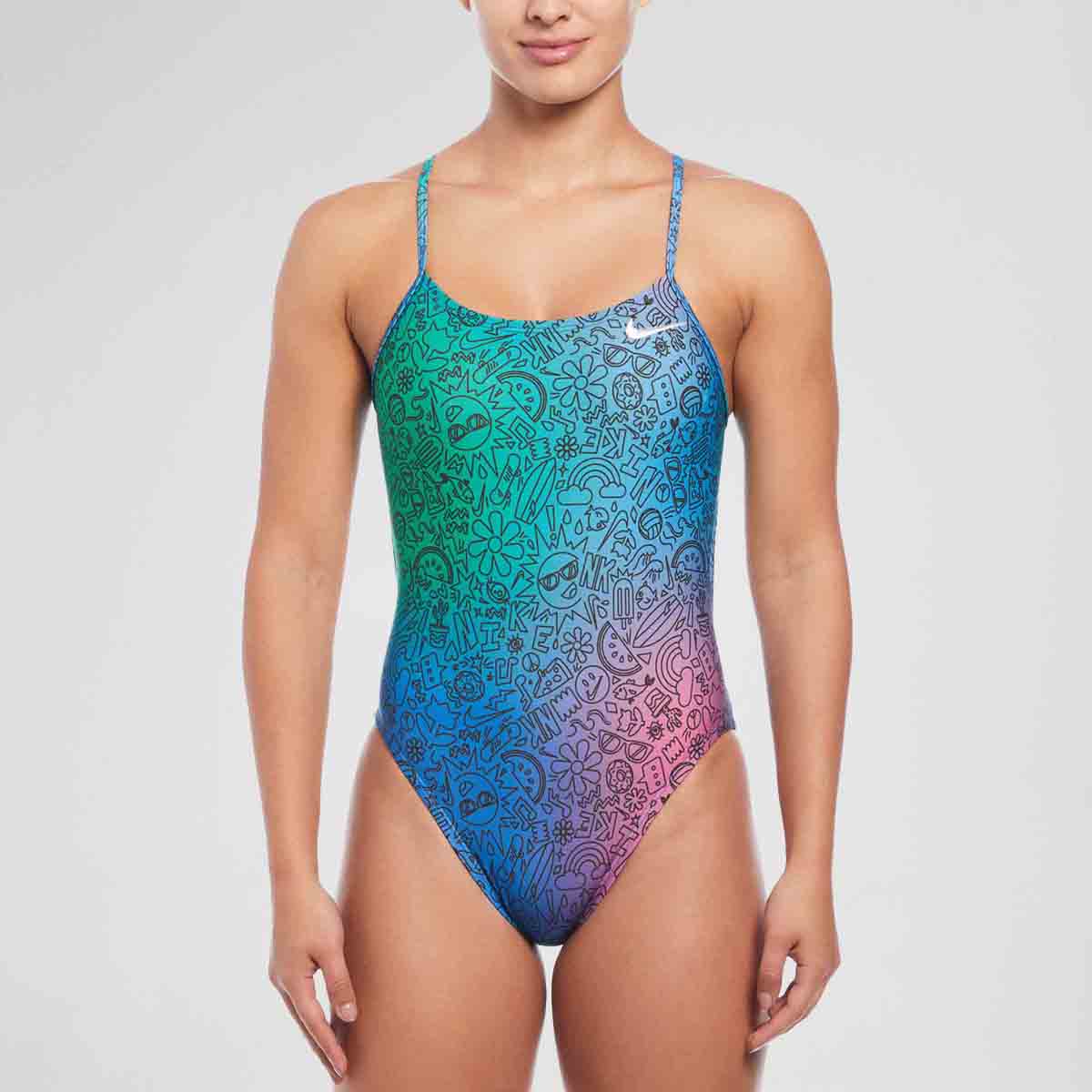 Traje de Ba&ntilde;o Nike Cutout One Piece Mujer,  image number null