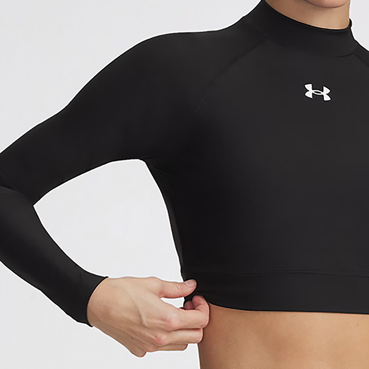 Remera Entrenamiento Under Armour Heatgear Crop Mujer,  image number null