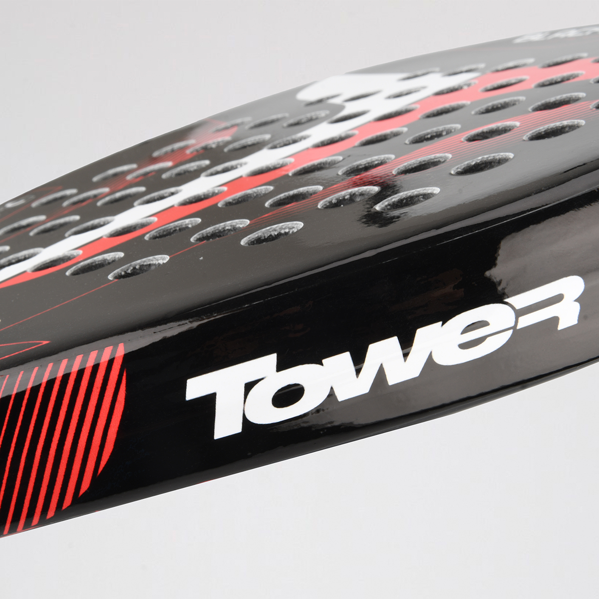 Paleta P&aacute;del Tower Black Fire Ultra Soft 38mm,  image number null