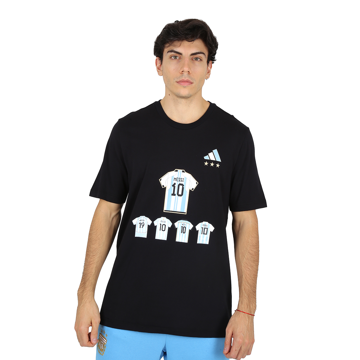 Remera adidas Argentina Aniversario Copa del Mundo 2023 Hombre,  image number null