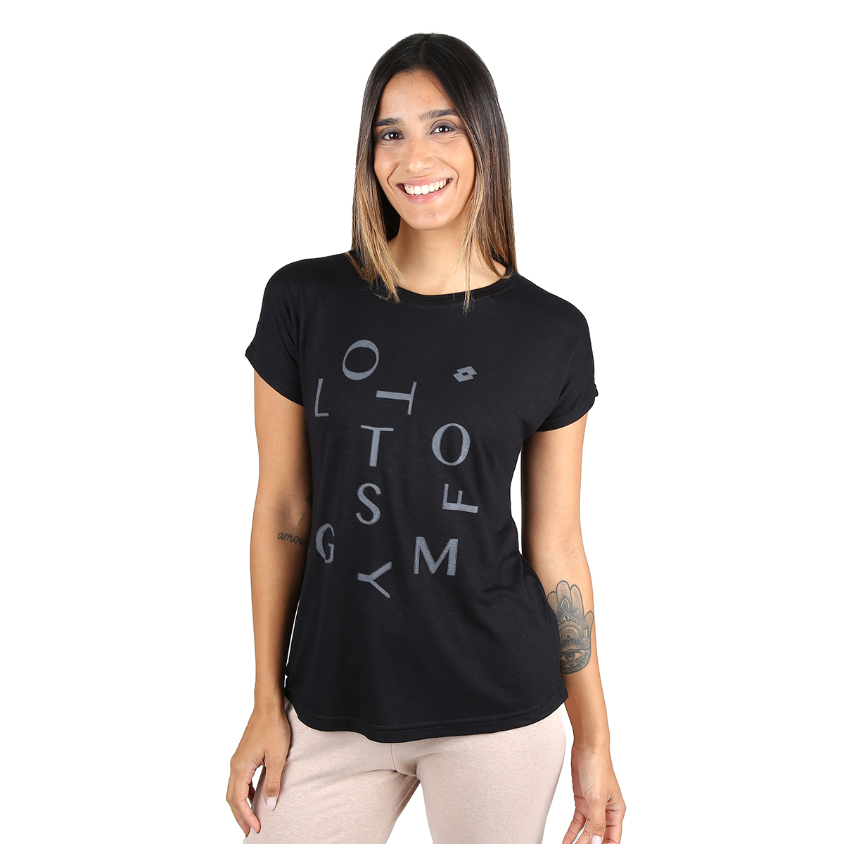 Remera Entrenamiento Lotto Active Msp Harmony Mujer,  image number null