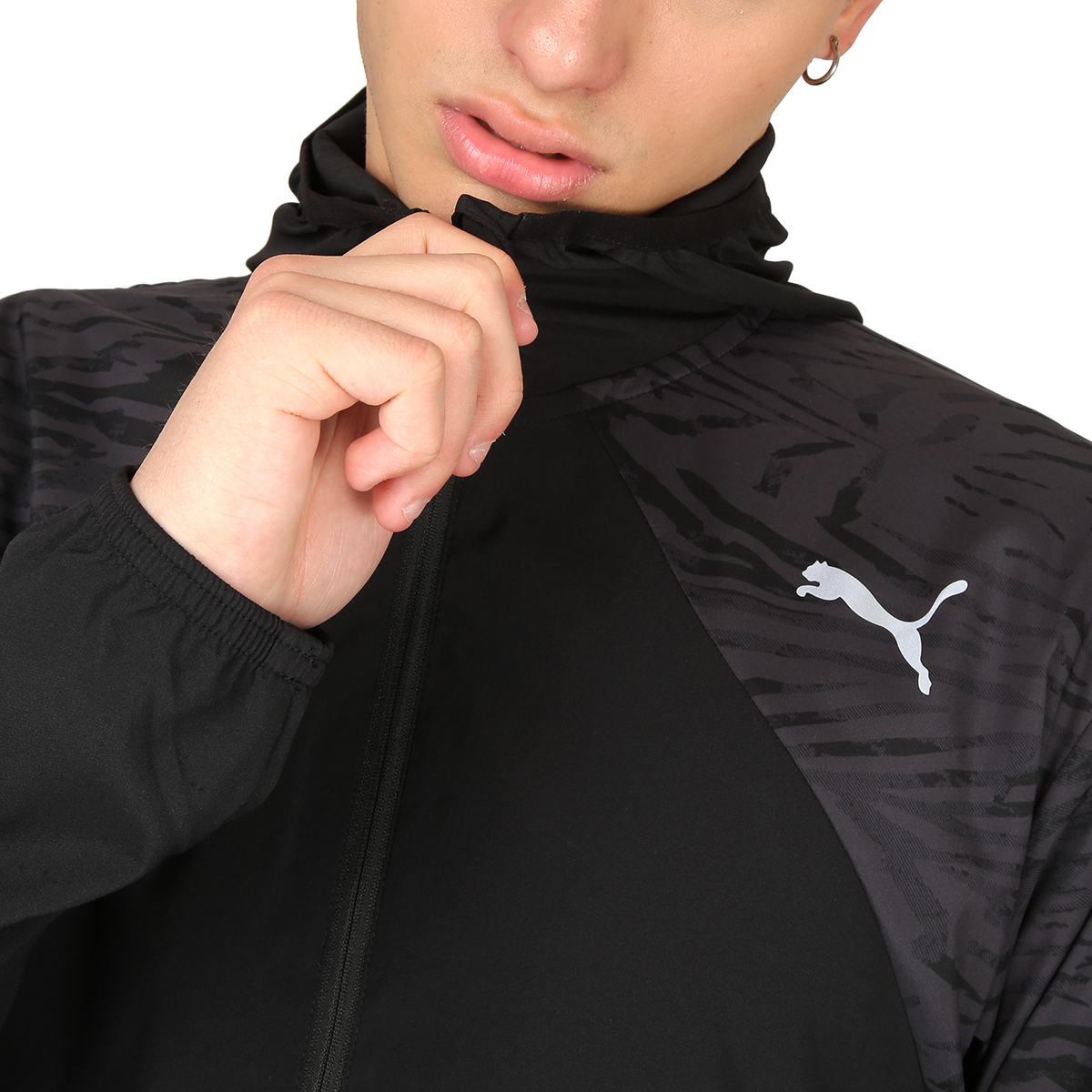 Campera Puma Run Graphic,  image number null