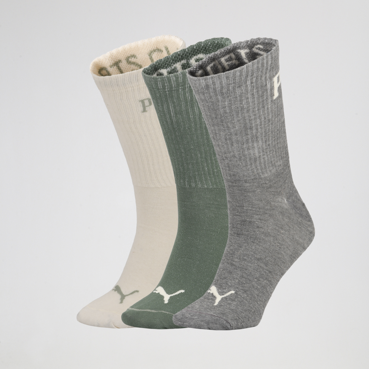 Pack De Medias Puma Logo Crew X3,  image number null