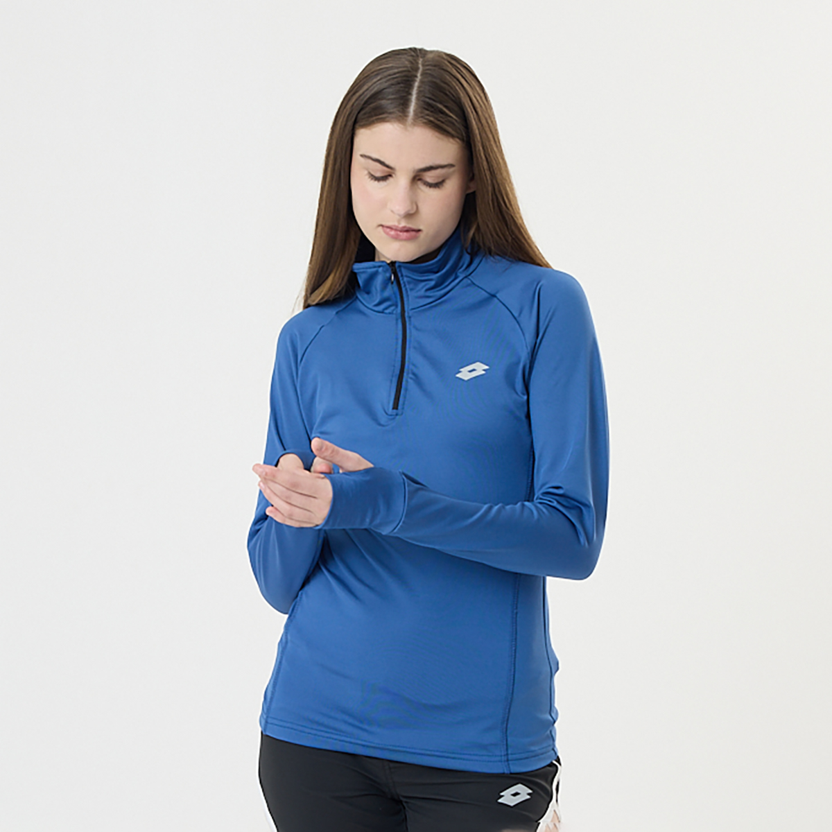Buzo Entrenamiento Lotto Half Zipper X-fit Mujer,  image number null