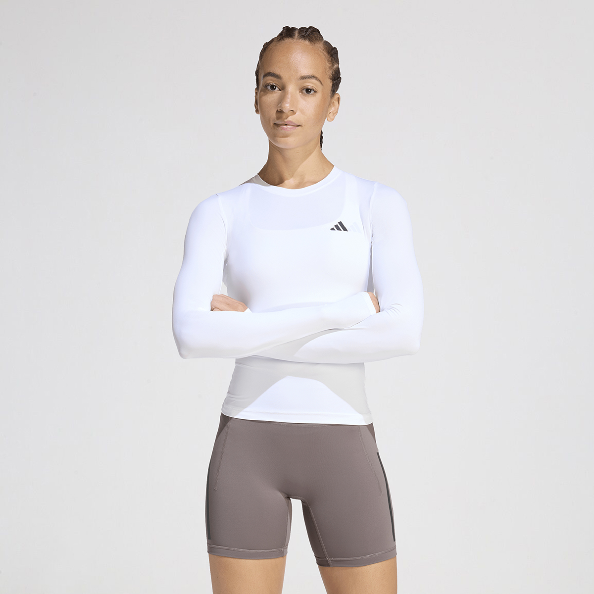 Remera Entrenamiento adidas Power Essentials Manga Larga Mujer,  image number null