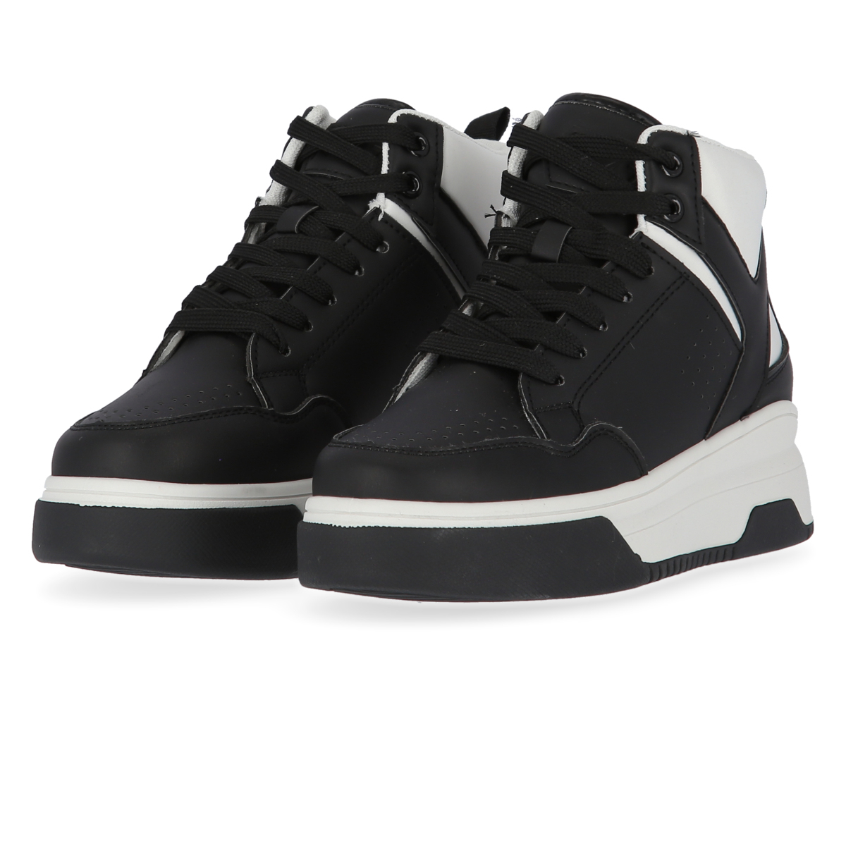 Zapatillas altas top blancas 47 street