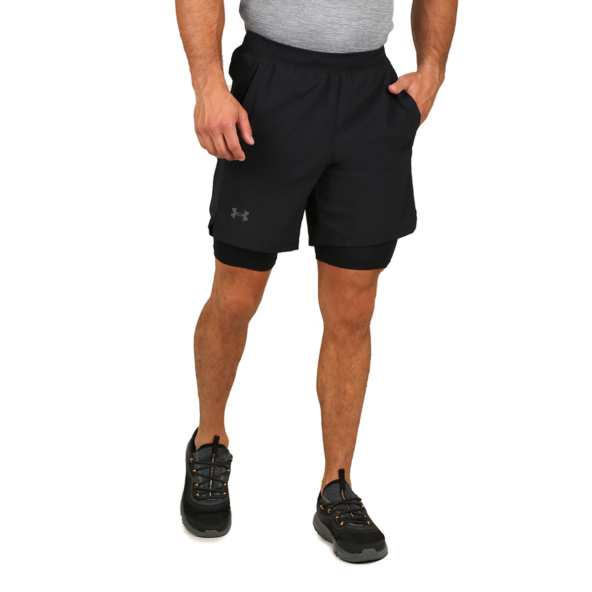 Short para correr Under Armour Launch 7 2IN1 de hombre