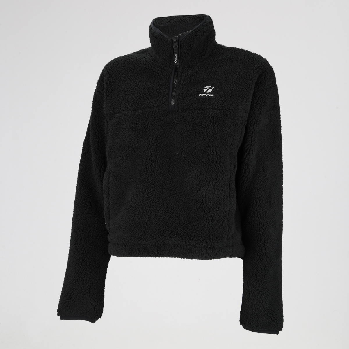 Buzo Topper 1-2 Zip Sherpa Mujer,  image number null