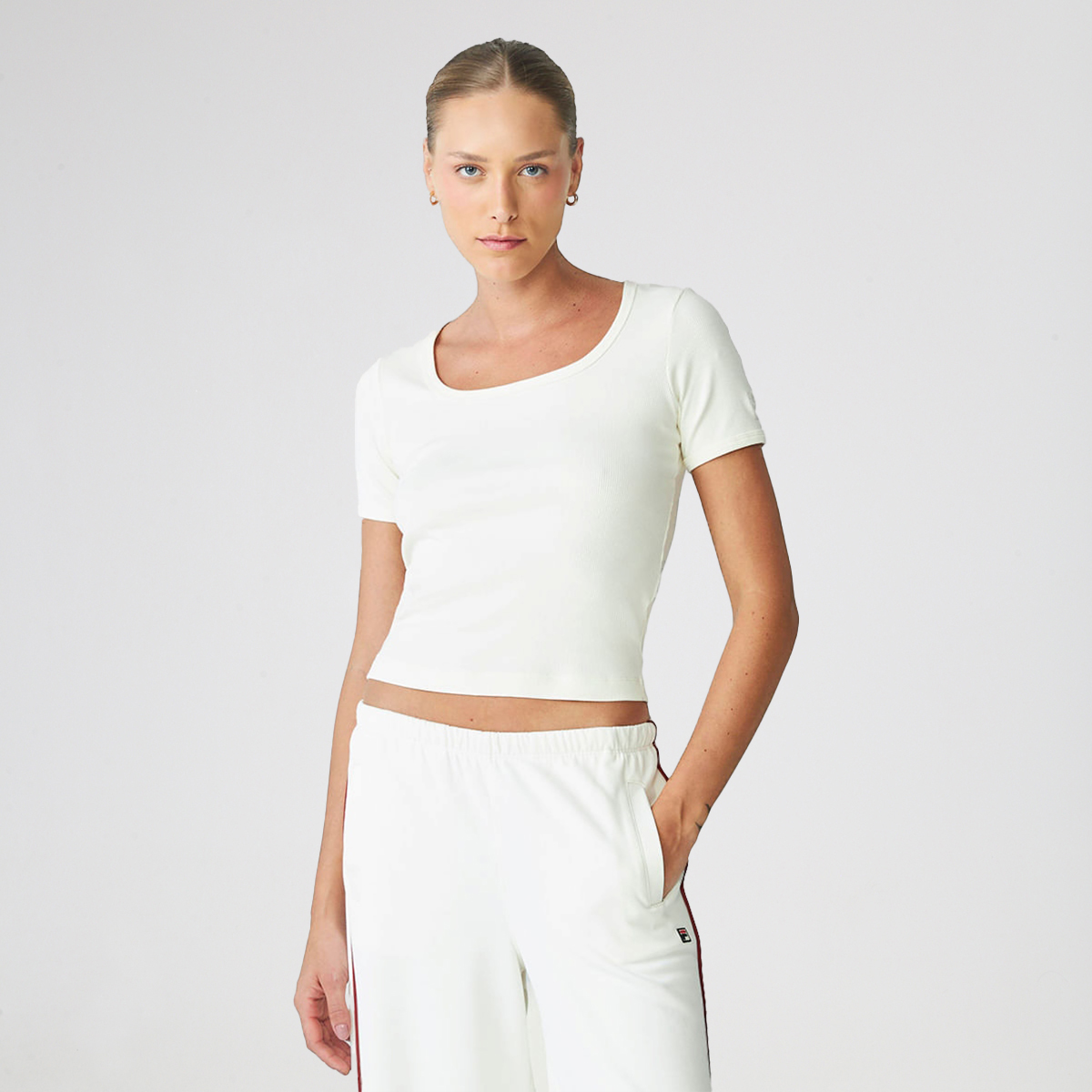 Remera Fila Slim Rib Mujer,  image number null