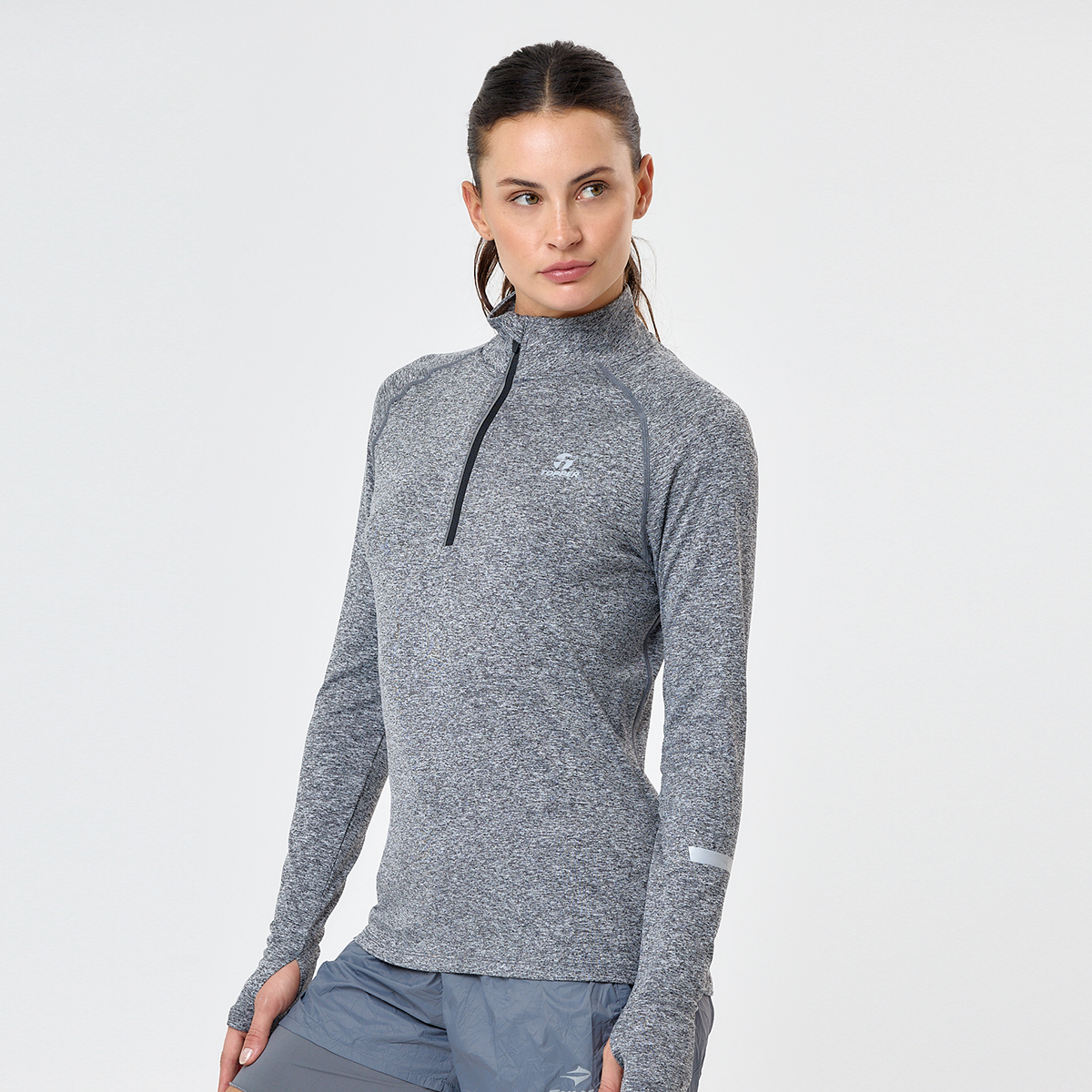 Buzo Running Topper Layer II Mujer,  image number null
