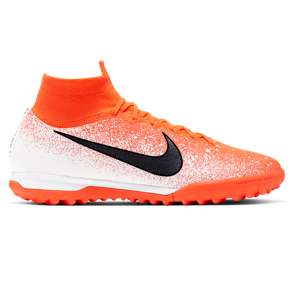 botin nike naranja