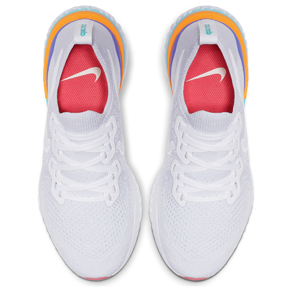 Nike epic react flyknit 2 mujer blancas 2025