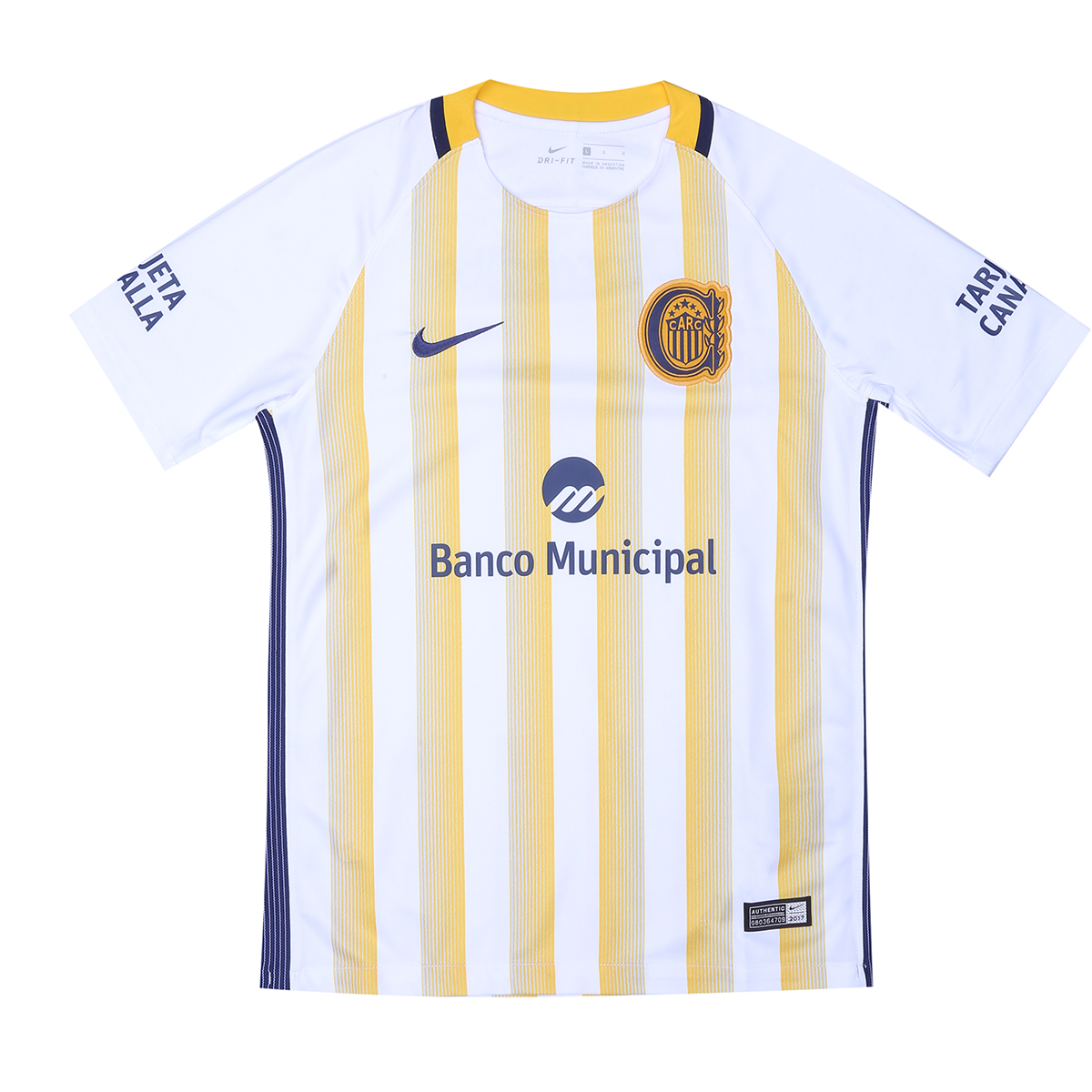 Declaración Parámetros llegada Camiseta Nike Rosario Central Stadium